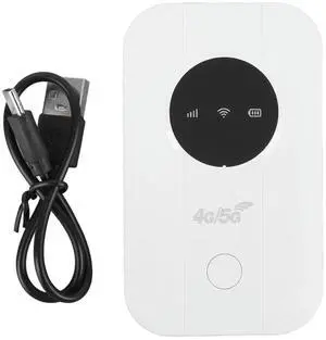 Portable 4G 5G Router with SIM Card Slot 4G LTE USB Modem 300Mbps Mobile Hotspot Connect Up to 10 Devices for Traveling Business