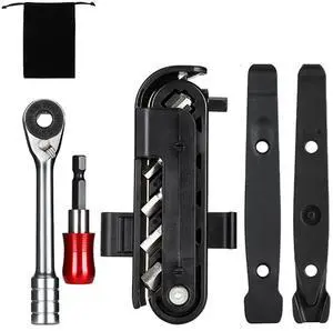 Professional Bike Repair Kit Bike Tool Kit Mountain Bike Ratchet Wrench Tool Set Bike Tire Repair Kit Riding Bike Repair Tools
