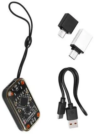 Chameleon Ultra Contactless Card Emulator RFID Chip Reader+2XT5577 Keychain Compliant To NFC Read Writer