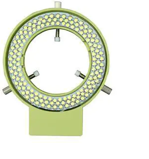 Microscope 144 LED ring light adjustable brightness light source with antiscratch rubber for microscope and camera illumination