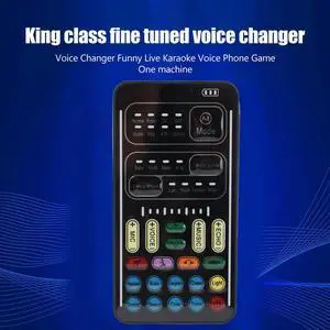 Universal I9 Voice Changer Set Multifunction Portable Recording Mini Sound Card for Game Anchor Recording Sound Changer Computer Universal I9 Voice Changer Set Multifunction Portable Recording Mini Sound Card for Game Anchor Recording Sound Changer Computer