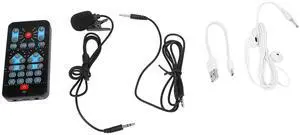 Universal Mini Voice Changer 8 Sound Effects Support Multi Language Beautification Handheld Sound Card for Mobile Phone Computer