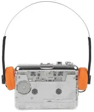 TON010B Tape Music Player Portable Tape Recorder To MP3 Transparent USB Cassette Capture Player To MP3 Format Cassette Play