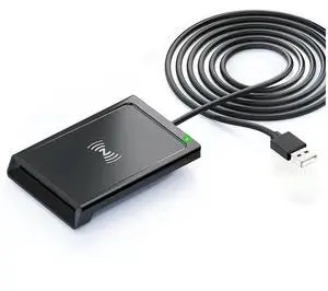 Dual-Function 2-In-1 Contact+ NFC Card Reader/Writer PC-Link Support PCSC Interface