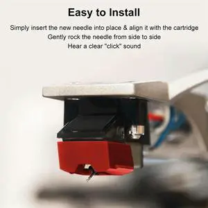 ATN95E Replacement Stylus For AT-LP120-USB AT93 AT95 Turntable, Diamond Record Player Needles Easy To Use Gr