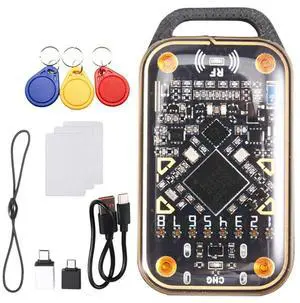 Chameleon Ultra Upgrade Card Emulator+3XUID Card/Keychain RFID Chip Reader 125K 13.56M Card NFC Duplicator