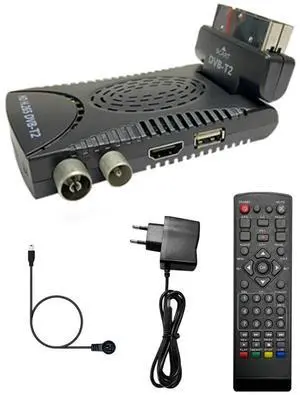 H. 265 HEVC Decoding Full HD DVB-T2 Digital Terrestrial TV Decoder Set Top Box With EPG EU Plug