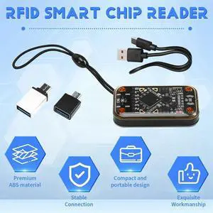 Chameleon Ultra Card Emulator +2XCUID/T5577 Keychain RFID Chip Reader Compliant To NFC Read Writer
