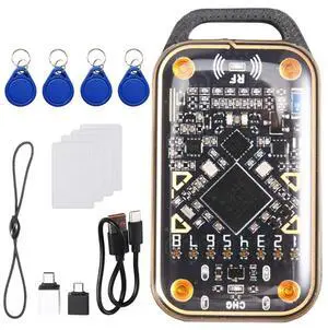 Upgrade Chameleon Ultra Card Emulator+4XCUID Keychain/Card RFID Chip Reader 125K 13.56M Card NFC Duplicator