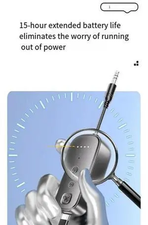 Bluetooth 5.3 Audio Transmitter Receiver 3.5MM AUX Hifi Stereo Music Wireless Adapter With Mic For Car Airplane TV