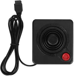Protable Retro Classic 3D Analog Joystick Controller for Atari 2600 Game Console Retro Gaming Accessory Plug and Play Easy Setup