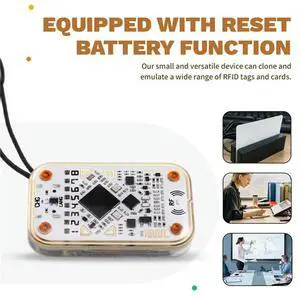 Professional NFC Read Writer: Chameleon Ultra RFID Chip Reader With 2XT5577/CUID Keychains