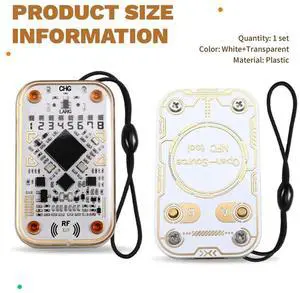 Chameleon Ultra+2XT5577 Keychain Card Emulator And Reader For 125K 13.56M RFID NFC Cards