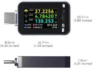 240W Voltage And Current Charging Power Detection Instrument Current Tester For Test Measurement Tool Accessory In Stock