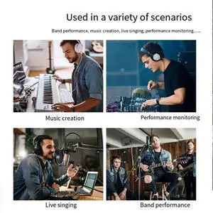 1 Set Protable XLR To 3.5Mm Headphone Amplifier No Interference Hifi Sound With Output Volume Control For Music Lov