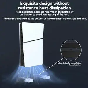 For PS5 Wall Mount Charging Station With Headset Holder Wall Charger Stand For PS5 & PS5 Slim, Disc & Digital