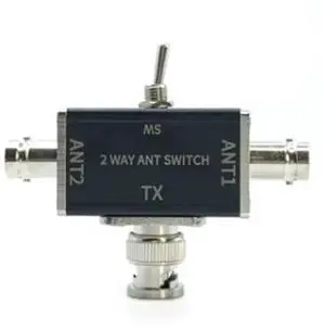 2-Way Manual Coaxial Antenna Switch Forham Radio 1 Input & 2 Outputs Coaxial Switch SO-239 Connector