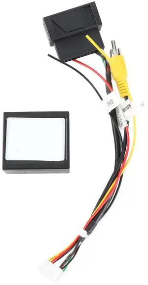 12V 5W RGB Converter Box Video Audio Cable Adapter Backup Camera Parts for Car Vehicle Rear Volkswagen Passat/Golf 6/CC/Tiguan