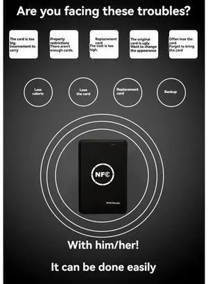 5PCS NFC Card Reader IC RFID Card Reader RFID Copier Duplicator 13.56Mhz & 125Khz Encrypted Programmer