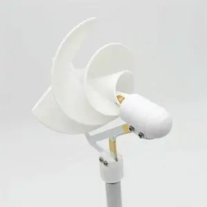 Breeze Start 10W LED Light White Miniature Wind Turbine For Science Experiments, Solar Wind Generator Model