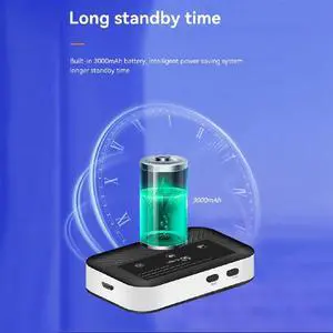 1 Piece 4G Mifi Router Car Mobile Wireless Hotspot With Sim Card Slot 3000Mah Pocket