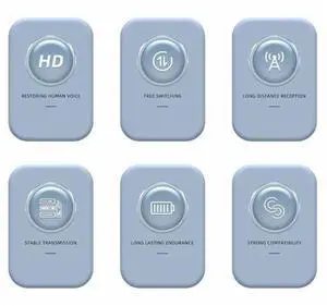 Dynamic Microphone Wireless UHF Receiver Transmitter System Portable High Fidelity Restore Sound Dynamic Microphone Wireless UHF Receiver Transmitter System Portable High Fidelity Restore Sound