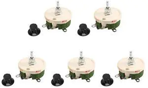 5X 50W 10 Ohm Potentiometer Variable Taper Pot Resistor Rheostat
