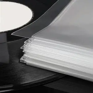 200PCS Vinyl Record Protective Sleeve 12 Inch For Turntable Player LP Vinyl Record Self Adhesive Records Bag
