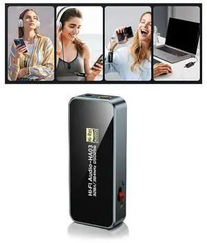 HIFI Decoding Headphone Amplifier BJ10 Portable USB HIFI DAC Dual Jack High Gain