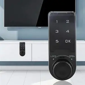 6X Combination Lock, Door Access Digital Electronic Security Cabinet Coded Locker Contact Keypad Password B