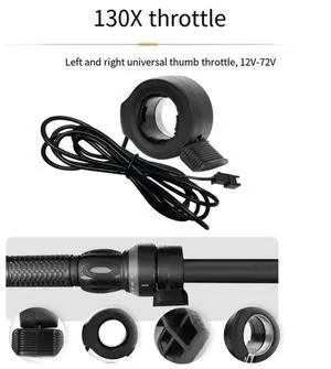 36V 48V 22A Brushless Controller G20 Meter LED Display+130X Throttle Kit For Electric Scooter E-Bike Repair Kit