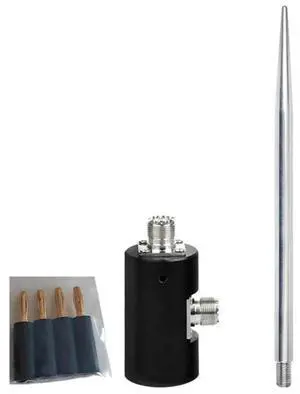 DIY Portable Aluminum Alloy Vehicle Shortwave Antenna Base With M-Female Interface For Outdoor Installation