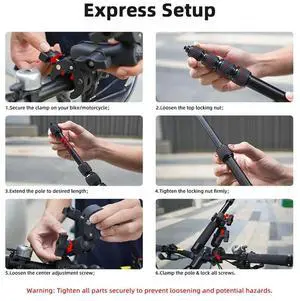 Sports Camera Accessory Kit For Gopro Panoramic Selfie Stick For Gopro Monopod Mount Bracket Accessory
