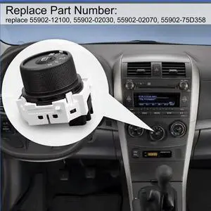 3Pcs Air Conditioning Climate Control Mode Switch For Toyota Corolla 2009-2013 Matrix 2009-2010 55902-02030 55903-02091 3Pcs Air Conditioning Climate Control Mode Switch For Toyota Corolla 2009-2013 Matrix 2009-2010 55902-02030 55903-02091