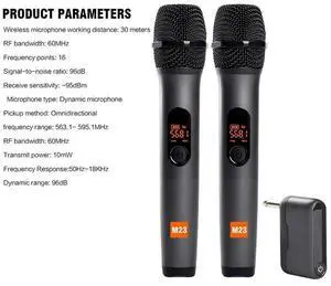 2X Universal Microphone Home Karaoke Microphone USB Wireless Microphone Live Broadcast Radio Digital Display Microphone