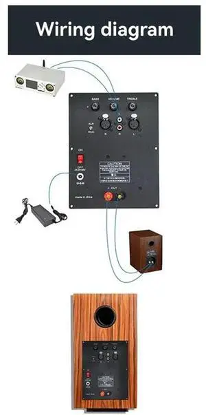 Audiophile Grade TPA3255 2.0 Dual-Channel 600W High-Power Amplifier Board With Balanced Active Speaker Technology