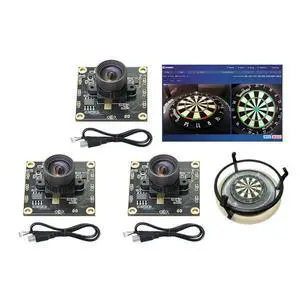 6Pcs OV9732 100 Degrees 1280X720 30Fps Camera Module For Autodarts Io With 3 Meters Cable,PCB SIZE:32X32mm,Camera Module