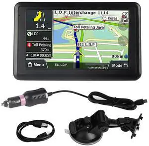Universal 5 Inch Touch Screen Car Navigator GPS Navigation DDR256M 8G Fast Positioning Stable Signal MP3 FM Pre Europe Map Q5 1