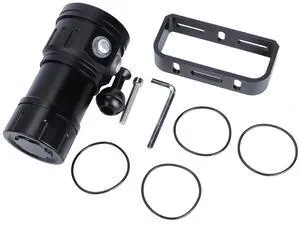 Protable IPX8 18000lm 500M Camp Flashlight Waterproof High Bright Long Distance Lamp Dive Light Underwater Durable Outdoor Camp