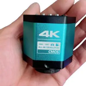 CCD 4K 60FPS Industrial Microscope Camera Digital Video Camera With Conversion Adapter For Enhanced Imaging EU PLUG
