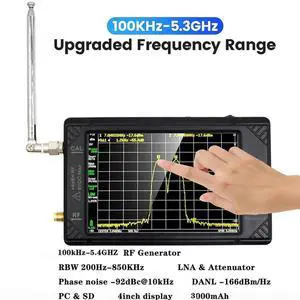 Handheld Spectrum Analyzer Protable Handheld Spectrum Analyzer 100K-5.3Ghz RF Signal Generator With 32GB Card
