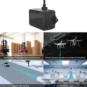TF02 Pro Mid-Range Distance Sensor, 1000Hz Frame Rate And 40Meters Operating Range Lidar Module For Indoor/Outdoor/Robot