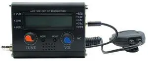 USDX SDR ORP Transceiver R1.02W 5W 40M 15M 20M 3 Band SDR All Mode USB, LSB, CW, SSB QRP Transceiver With Mic