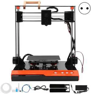 3D Printer Set Small Portable Home NonProfessional Mute High Accuracy DIY Printing for Home DIY Project Hobby Use Study Workshop