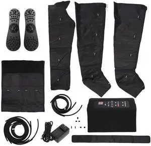 Professional Leg Compression Boots Massager 3 Timing 6 Modes 9 Strength Leg Arm Feet Calf Thigh Massage Machine for Circulation