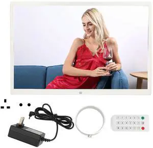 Electronic Photo Frame 17 inch Large Screen Dual Mode Control Multifunctional Digital Picture Frame Aluminum Alloy for Picture