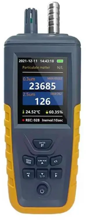 Air Particle Monitors Temperature And Humidity Meters For Air Dust Particle Counting, Air Monitoring