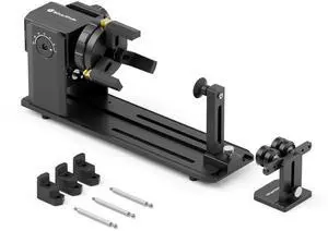 Rotary Chuck for Engraver Y Axis Rotary Module 180° Adjustable Angle for Engraving Cylindrical Objects Irregular Round Objects