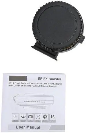 YKEASU EFFX Booster 0.71x Reduce Focus Adapter Ring Stable for EF/EFS Lens to Fuji FX Camera Lens Adaptation Photography
