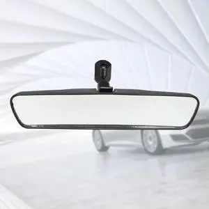 10 Inch Interior Mirror Black Inside Mirror Easy To Install Rearview Interior Mirror ABS Glass Car Accessories for Universal Car 10 Inch Interior Mirror Black Inside Mirror Easy To Install Rearview Interior Mirror ABS Glass Car Accessories for Universal Car